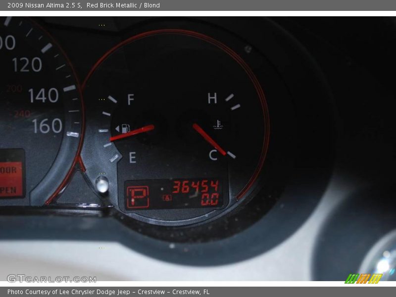 Red Brick Metallic / Blond 2009 Nissan Altima 2.5 S