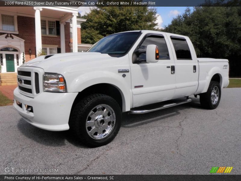 Oxford White / Medium Flint 2006 Ford F250 Super Duty Tuscany FTX Crew Cab 4x4