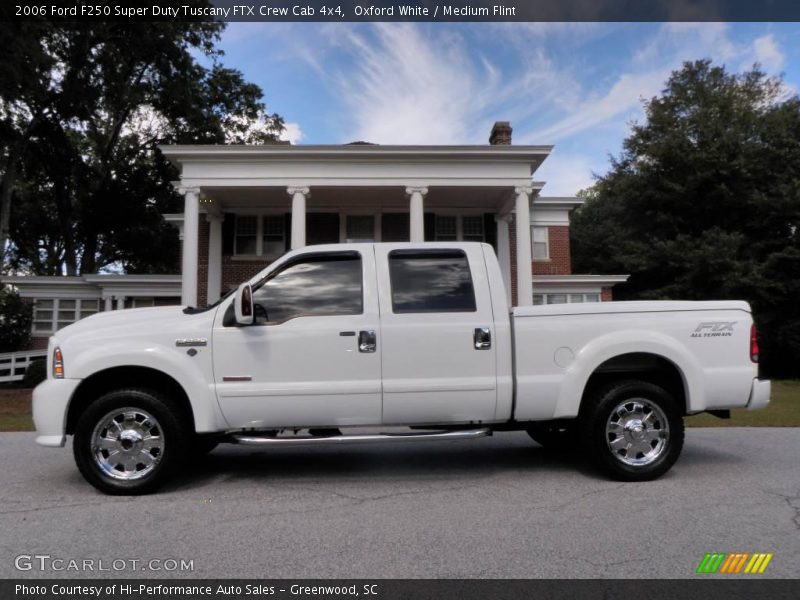 Oxford White / Medium Flint 2006 Ford F250 Super Duty Tuscany FTX Crew Cab 4x4