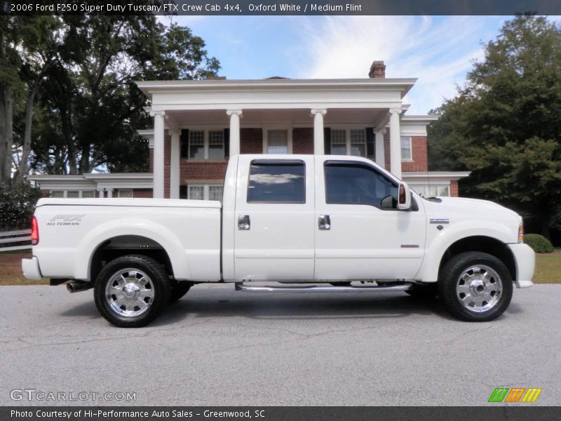 Oxford White / Medium Flint 2006 Ford F250 Super Duty Tuscany FTX Crew Cab 4x4