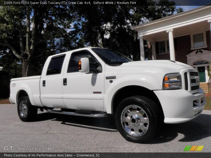 Oxford White / Medium Flint 2006 Ford F250 Super Duty Tuscany FTX Crew Cab 4x4