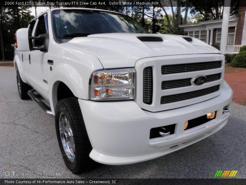 Oxford White / Medium Flint 2006 Ford F250 Super Duty Tuscany FTX Crew Cab 4x4