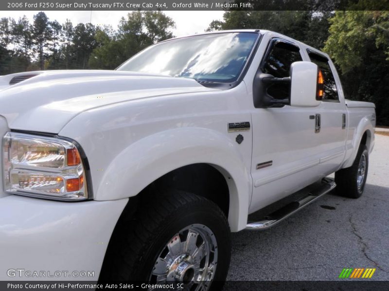 Oxford White / Medium Flint 2006 Ford F250 Super Duty Tuscany FTX Crew Cab 4x4