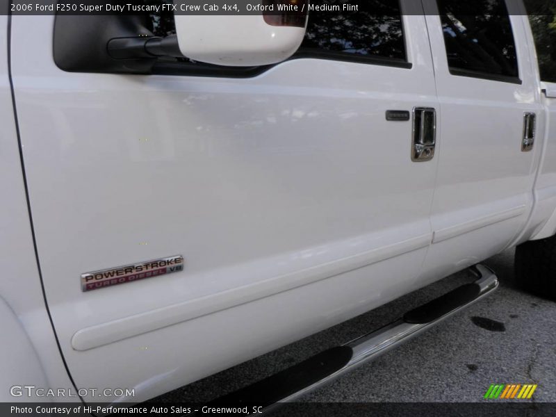 Oxford White / Medium Flint 2006 Ford F250 Super Duty Tuscany FTX Crew Cab 4x4