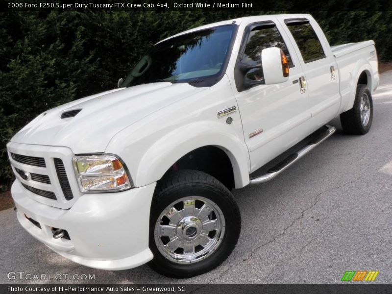 Oxford White / Medium Flint 2006 Ford F250 Super Duty Tuscany FTX Crew Cab 4x4