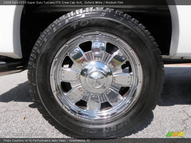 Oxford White / Medium Flint 2006 Ford F250 Super Duty Tuscany FTX Crew Cab 4x4
