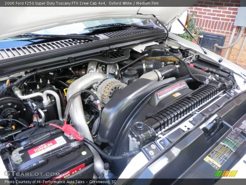 Oxford White / Medium Flint 2006 Ford F250 Super Duty Tuscany FTX Crew Cab 4x4