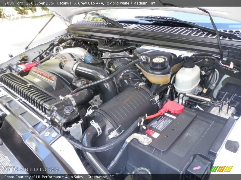Oxford White / Medium Flint 2006 Ford F250 Super Duty Tuscany FTX Crew Cab 4x4