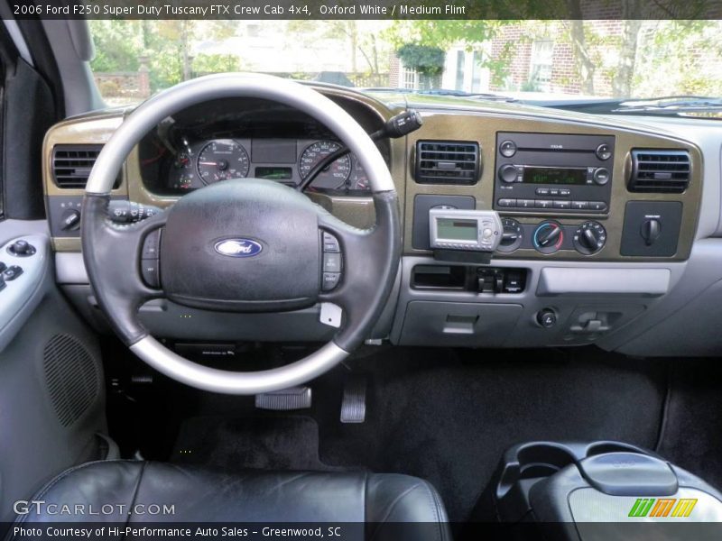 Oxford White / Medium Flint 2006 Ford F250 Super Duty Tuscany FTX Crew Cab 4x4