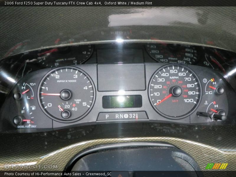 Oxford White / Medium Flint 2006 Ford F250 Super Duty Tuscany FTX Crew Cab 4x4