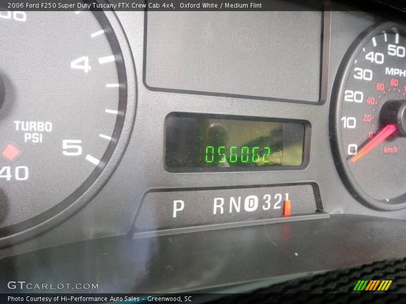 Oxford White / Medium Flint 2006 Ford F250 Super Duty Tuscany FTX Crew Cab 4x4