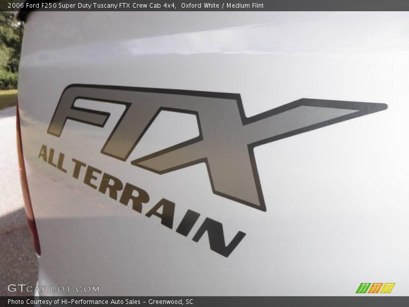 Oxford White / Medium Flint 2006 Ford F250 Super Duty Tuscany FTX Crew Cab 4x4