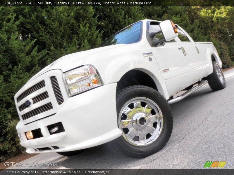 Oxford White / Medium Flint 2006 Ford F250 Super Duty Tuscany FTX Crew Cab 4x4