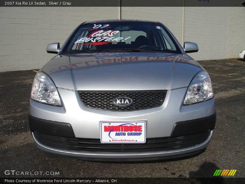 Silver / Gray 2007 Kia Rio LX Sedan