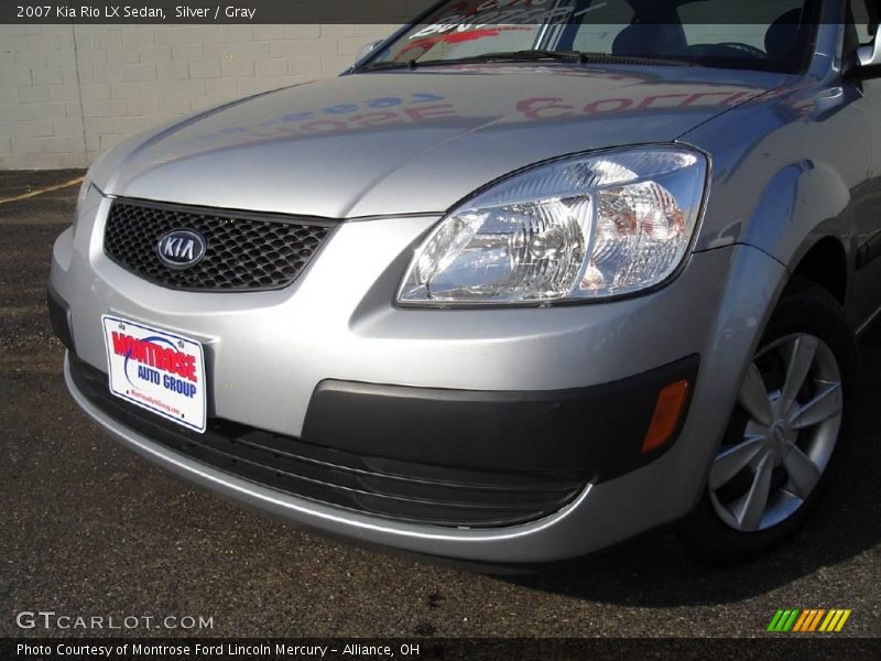 Silver / Gray 2007 Kia Rio LX Sedan