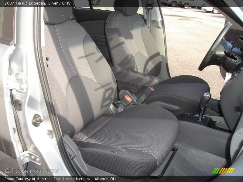 Silver / Gray 2007 Kia Rio LX Sedan