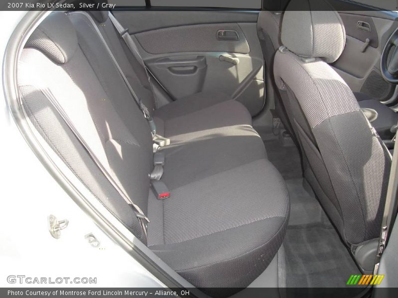 Silver / Gray 2007 Kia Rio LX Sedan