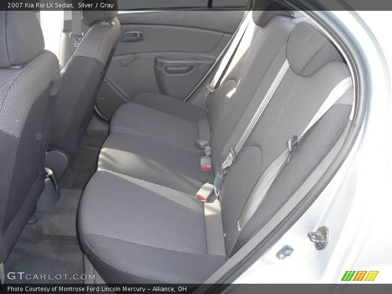 Silver / Gray 2007 Kia Rio LX Sedan