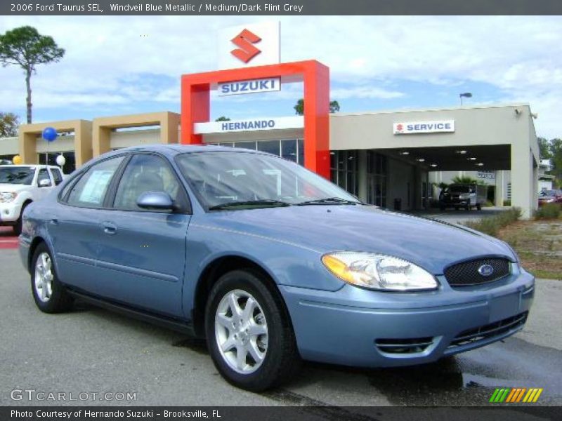 Windveil Blue Metallic / Medium/Dark Flint Grey 2006 Ford Taurus SEL