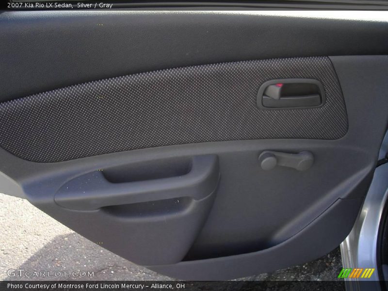 Silver / Gray 2007 Kia Rio LX Sedan
