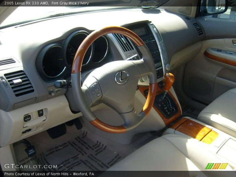 Flint Gray Mica / Ivory 2005 Lexus RX 330 AWD