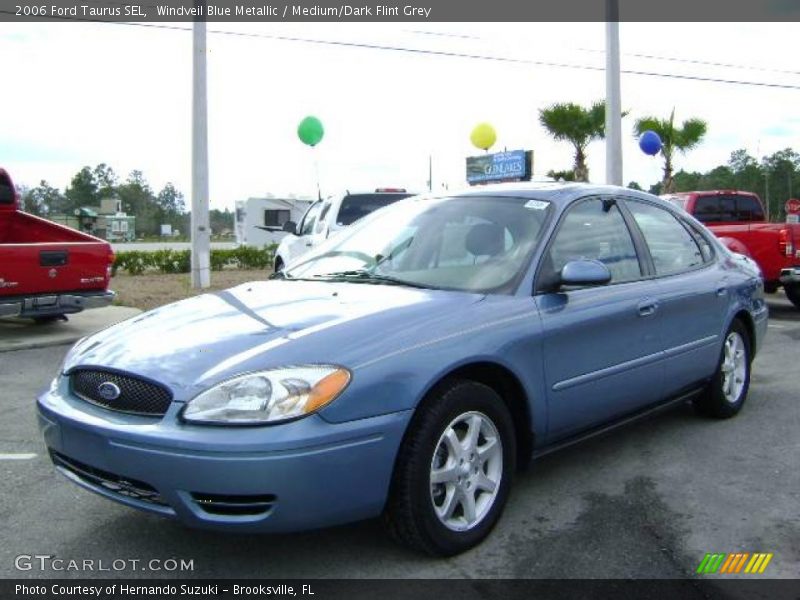 Windveil Blue Metallic / Medium/Dark Flint Grey 2006 Ford Taurus SEL