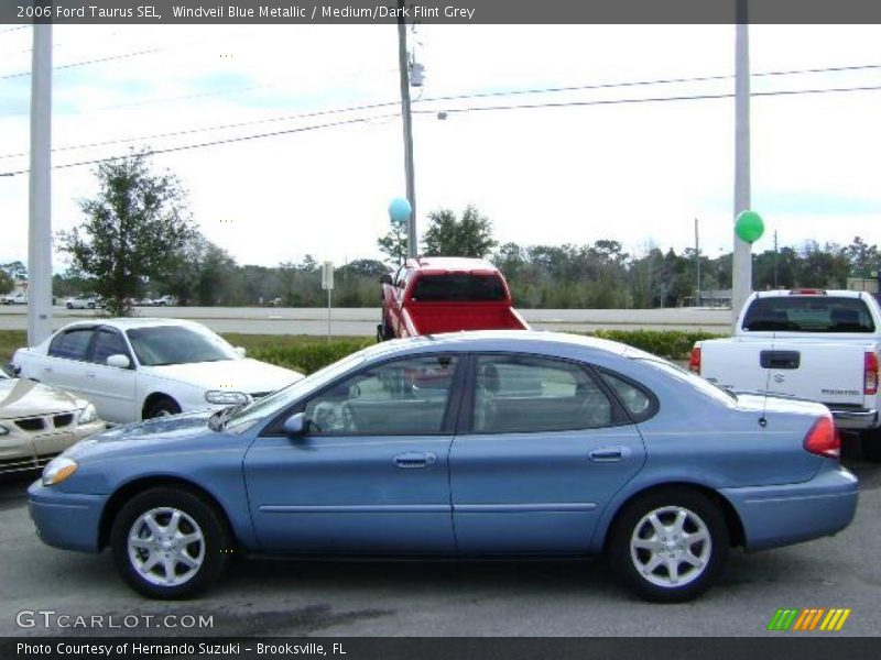 Windveil Blue Metallic / Medium/Dark Flint Grey 2006 Ford Taurus SEL