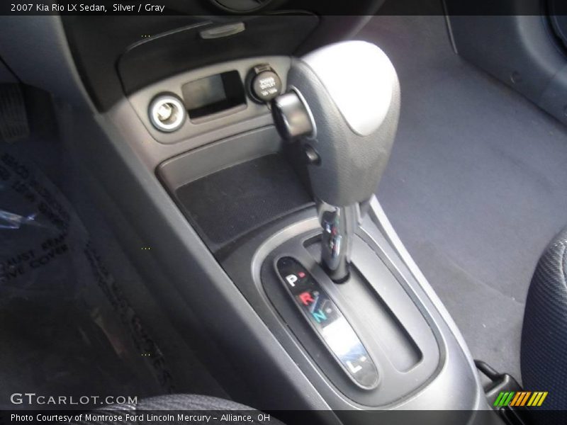 Silver / Gray 2007 Kia Rio LX Sedan