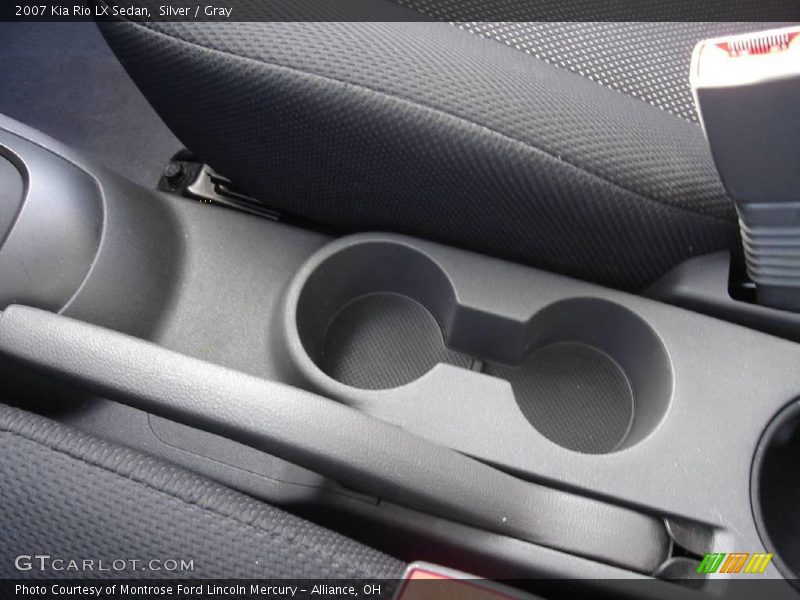 Silver / Gray 2007 Kia Rio LX Sedan