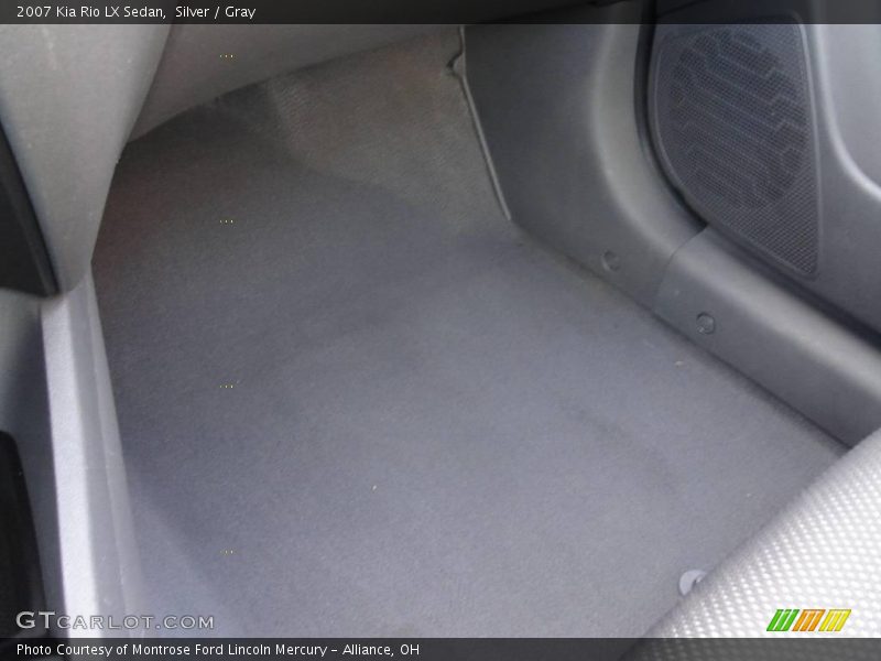 Silver / Gray 2007 Kia Rio LX Sedan