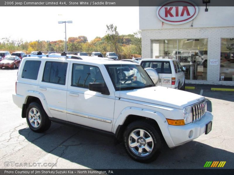 Stone White / Saddle Brown 2006 Jeep Commander Limited 4x4