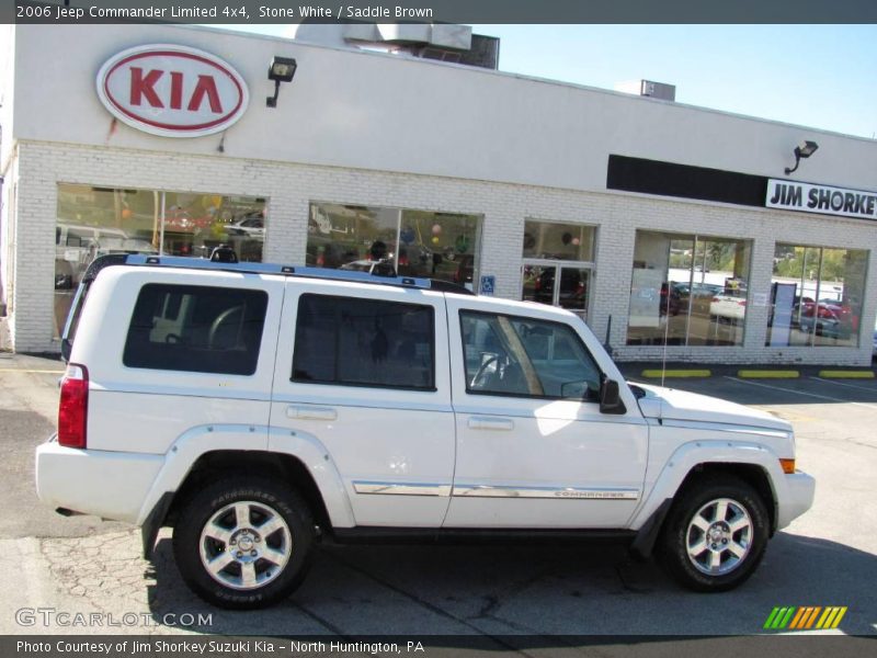 Stone White / Saddle Brown 2006 Jeep Commander Limited 4x4