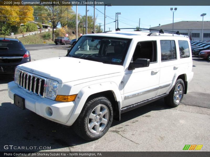 Stone White / Saddle Brown 2006 Jeep Commander Limited 4x4