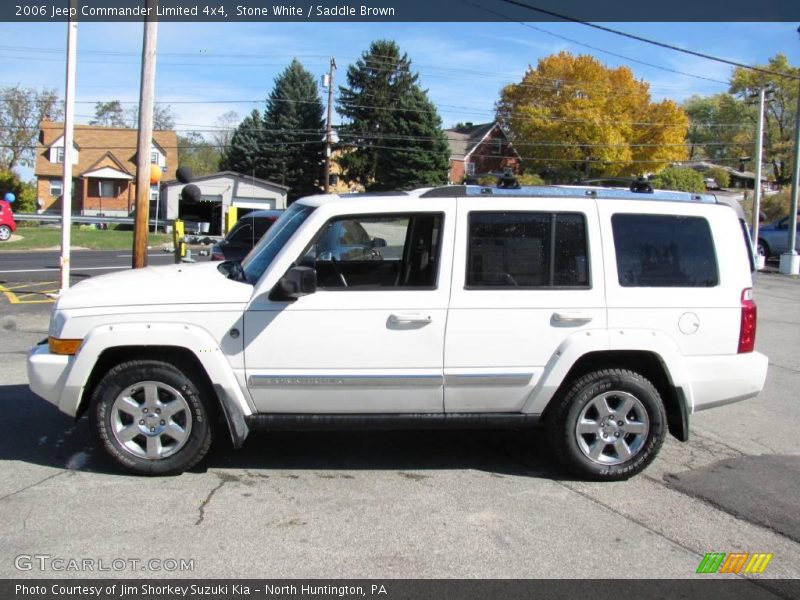 Stone White / Saddle Brown 2006 Jeep Commander Limited 4x4