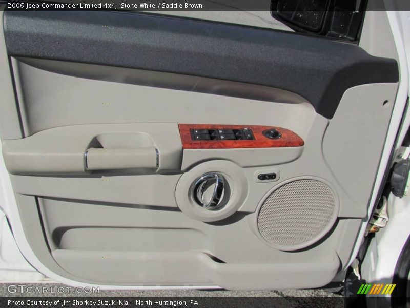 Stone White / Saddle Brown 2006 Jeep Commander Limited 4x4