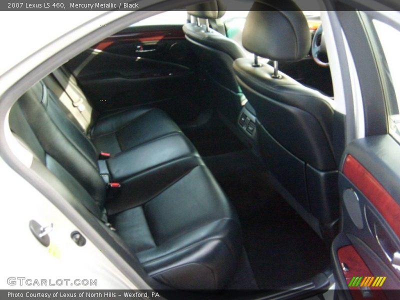 Mercury Metallic / Black 2007 Lexus LS 460
