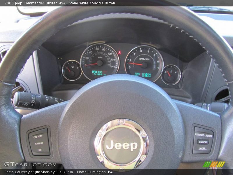 Stone White / Saddle Brown 2006 Jeep Commander Limited 4x4