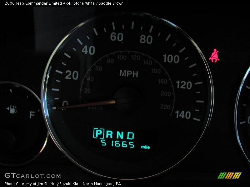 Stone White / Saddle Brown 2006 Jeep Commander Limited 4x4