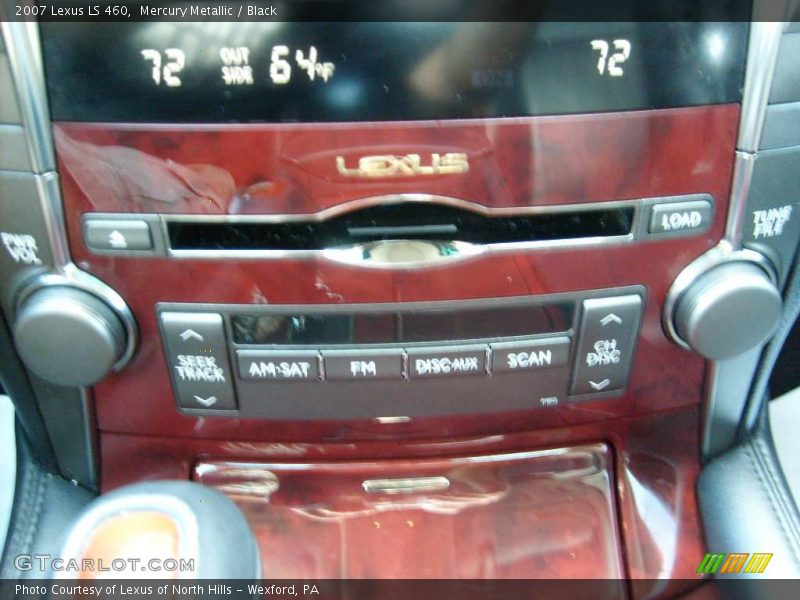 Mercury Metallic / Black 2007 Lexus LS 460