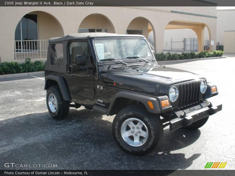 Black / Dark Slate Gray 2006 Jeep Wrangler X 4x4