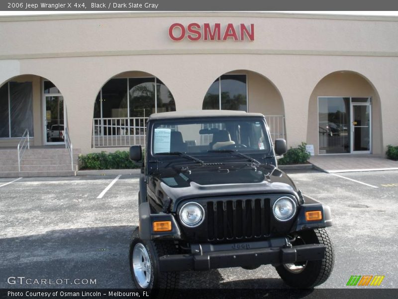 Black / Dark Slate Gray 2006 Jeep Wrangler X 4x4