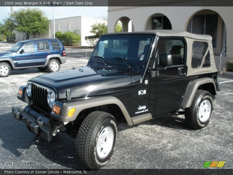 Black / Dark Slate Gray 2006 Jeep Wrangler X 4x4
