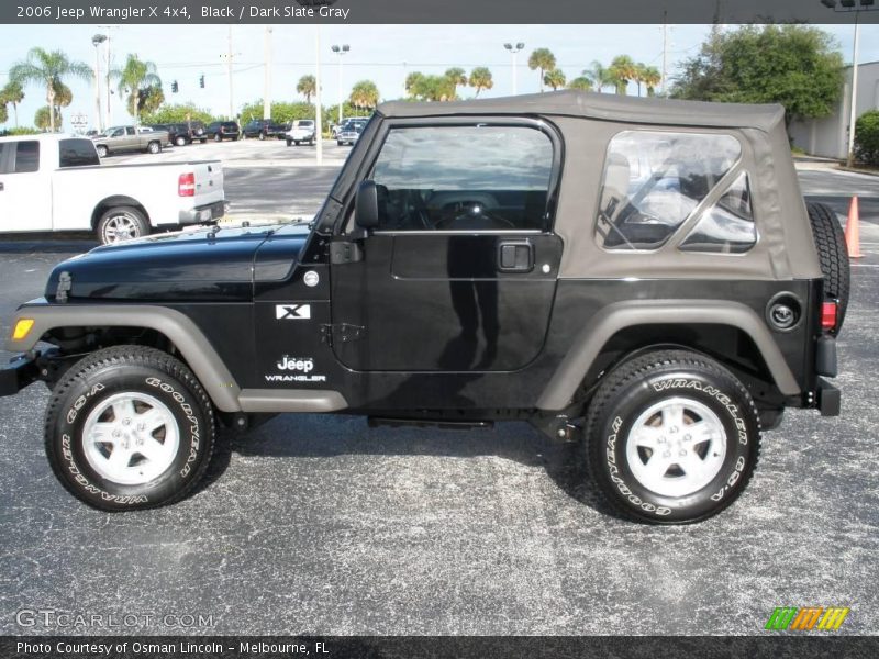 Black / Dark Slate Gray 2006 Jeep Wrangler X 4x4