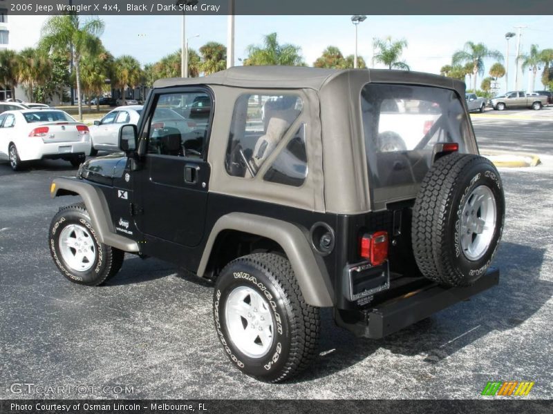 Black / Dark Slate Gray 2006 Jeep Wrangler X 4x4