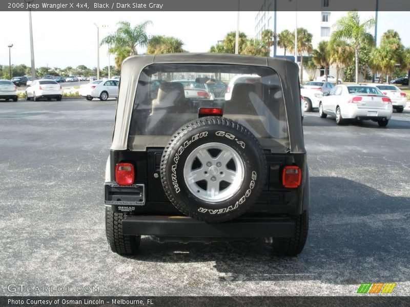 Black / Dark Slate Gray 2006 Jeep Wrangler X 4x4