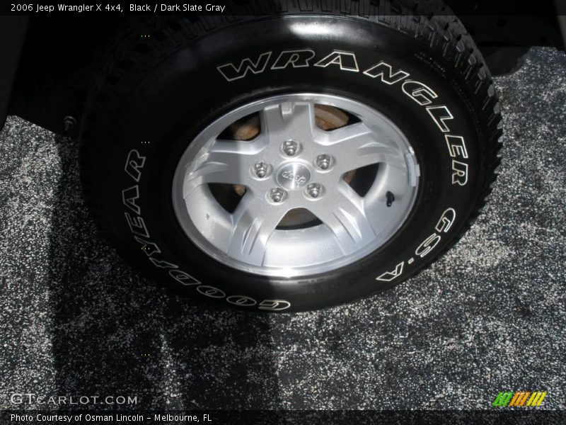 Black / Dark Slate Gray 2006 Jeep Wrangler X 4x4