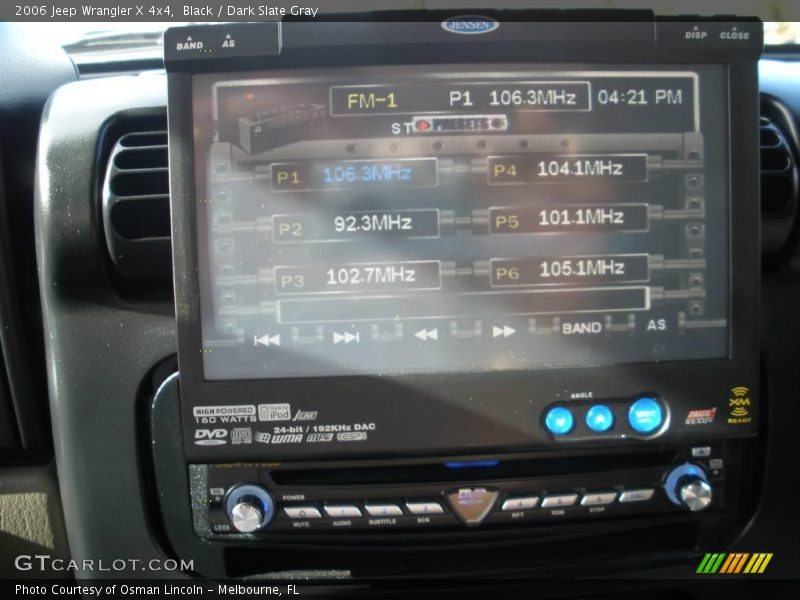 Black / Dark Slate Gray 2006 Jeep Wrangler X 4x4