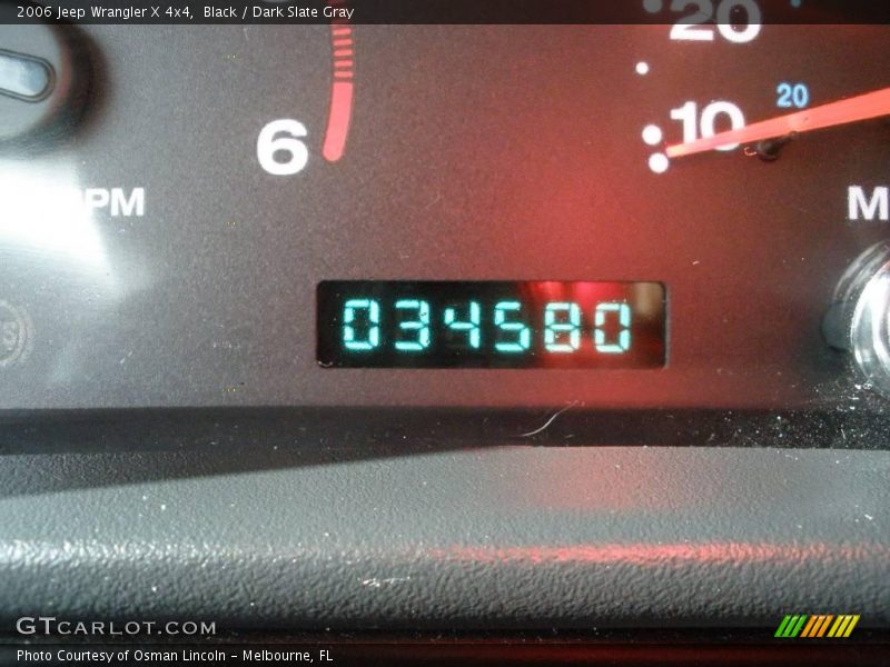 Black / Dark Slate Gray 2006 Jeep Wrangler X 4x4