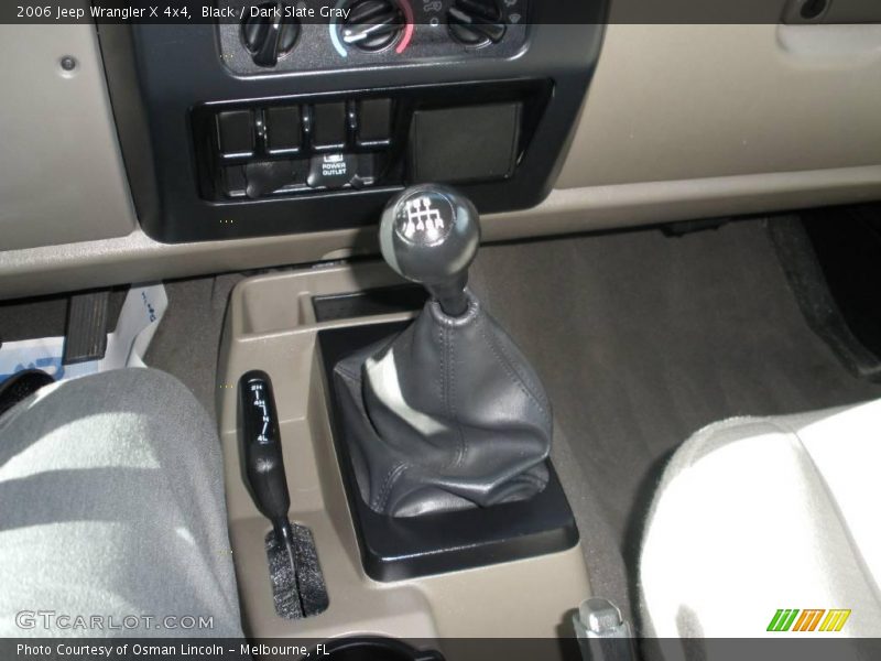 Black / Dark Slate Gray 2006 Jeep Wrangler X 4x4