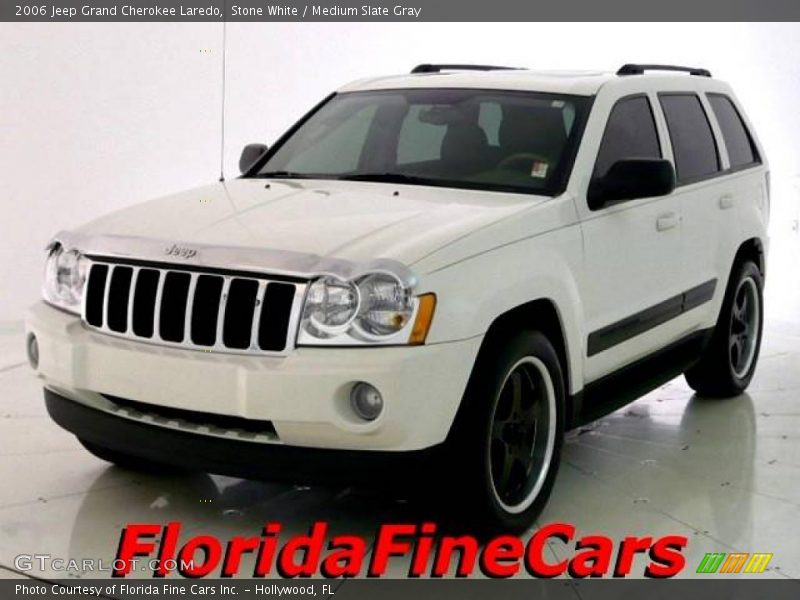 Stone White / Medium Slate Gray 2006 Jeep Grand Cherokee Laredo